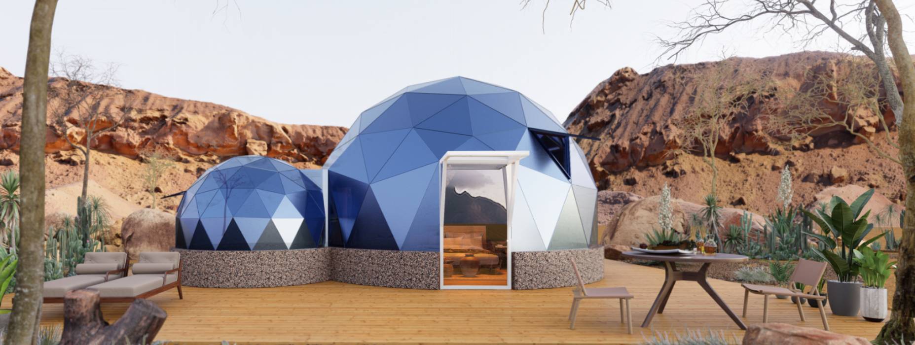 东区球形智能光伏玻璃星空房